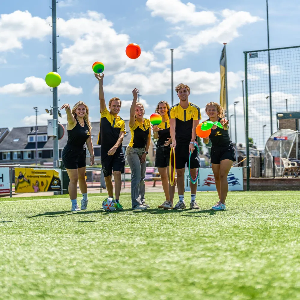 YellowBellies buitenspeelse kinderopvang BSO Reeuwijk buitenschoolse opvang Reeuwijk sport BSO gezonde BSO Reeuwijk
