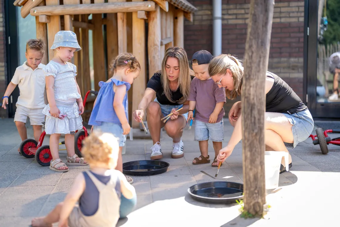 YellowBellies buitenspeelse kinderopvang kinderdagverblijf KDV Oudewater gezonde kinderopvang natuurlijke kinderopvang