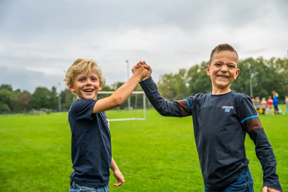 YellowBellies buitenspeelse kinderopvang BSO Woerden West kinderen