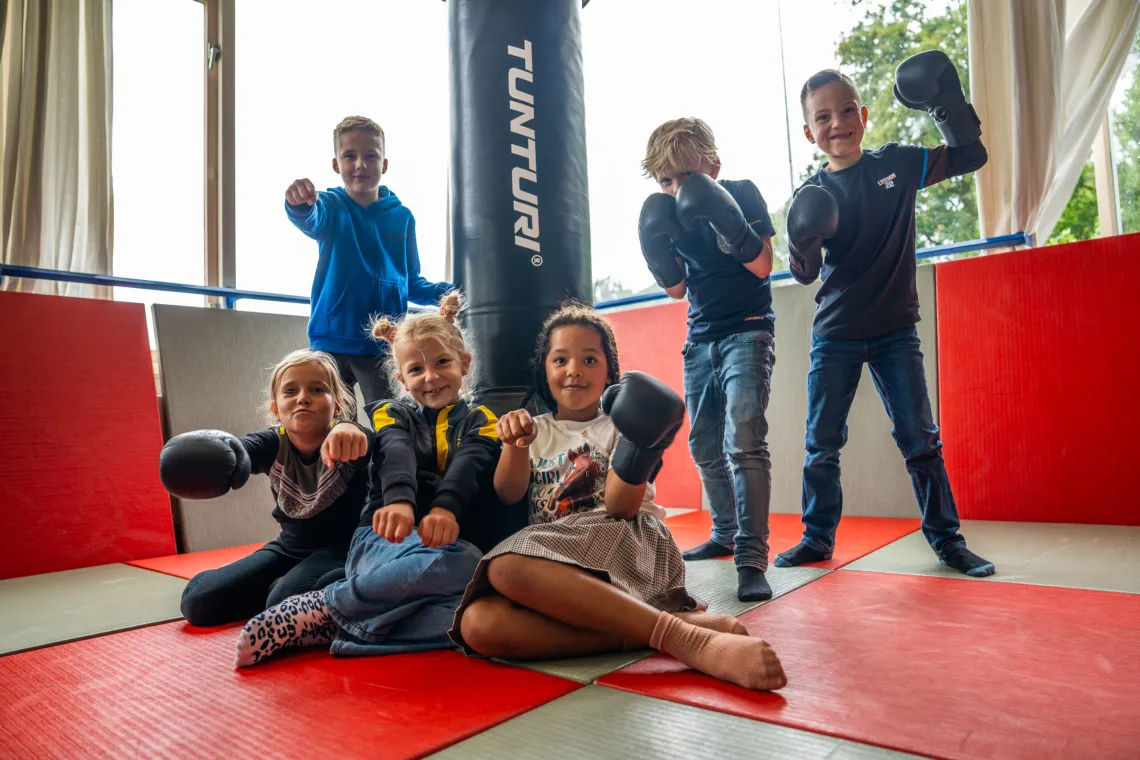 YellowBellies buitenspeelse kinderopvang BSO Woerden West zelfverdediging