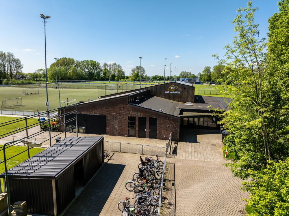YellowBellies buitenspeelse kinderopvang BSO en KDV Oudewater pand