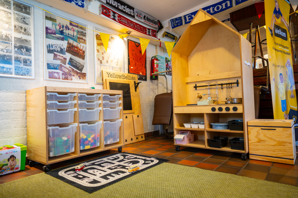 YellowBellies buitenspeelse kinderopvang BSO Linschoten kantine