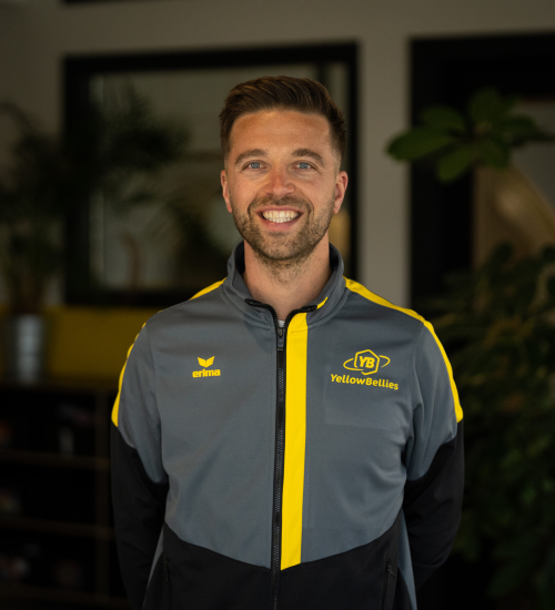 Yellowbellies teamfoto Danny